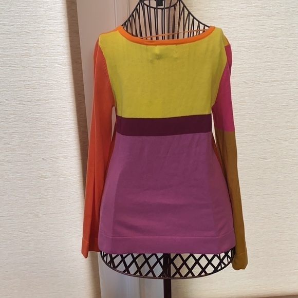 Isaac Mizrahi for lavender and pink Target Color block sweater - Picture 3 of 6